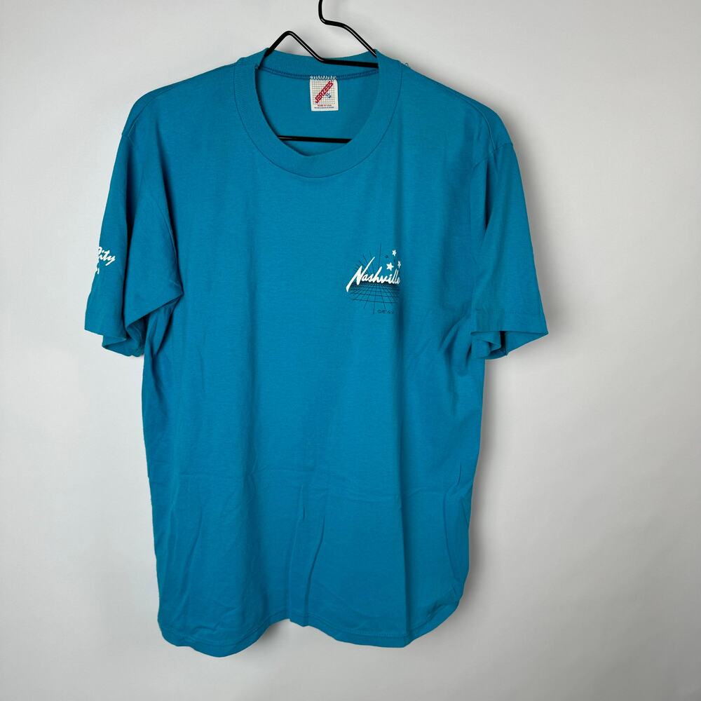 Vintage Nashville‎ T-Shirt Single Stitch Tourist 90s Music City Single Stitch XL